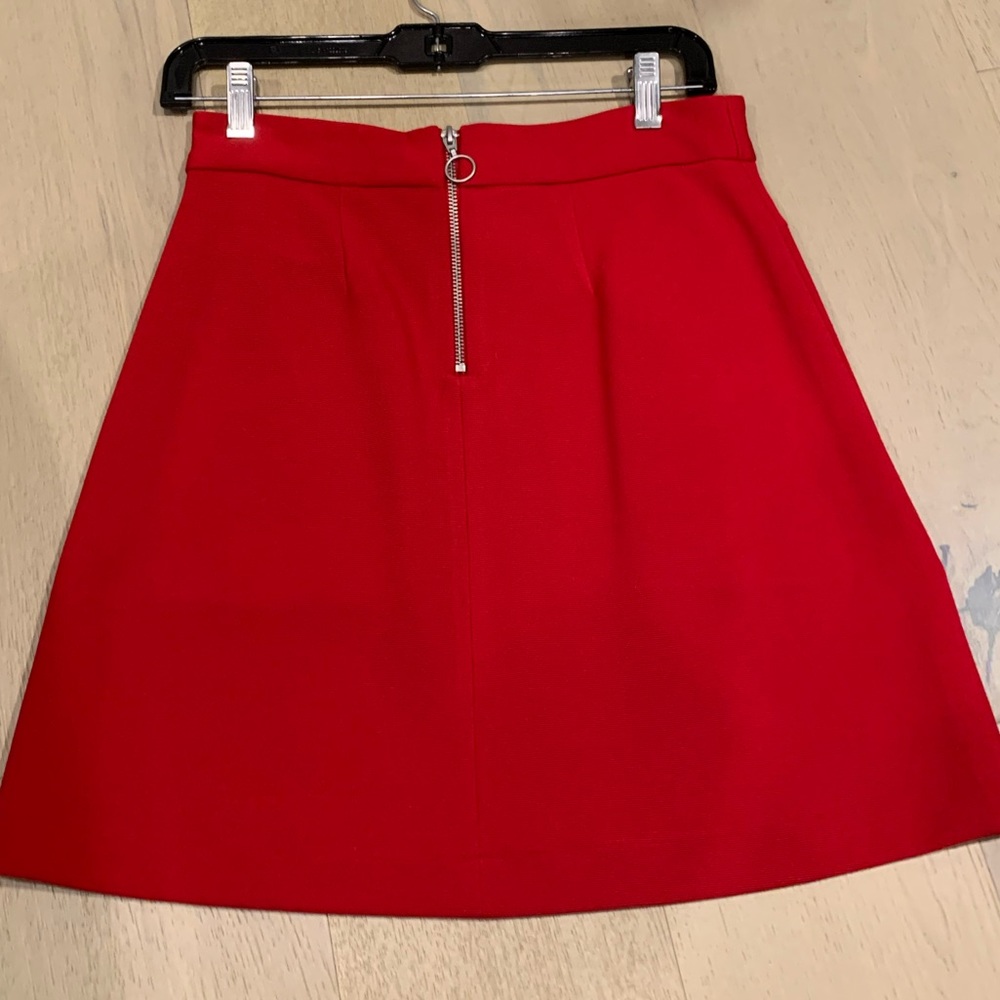 Red Mini Skirt
